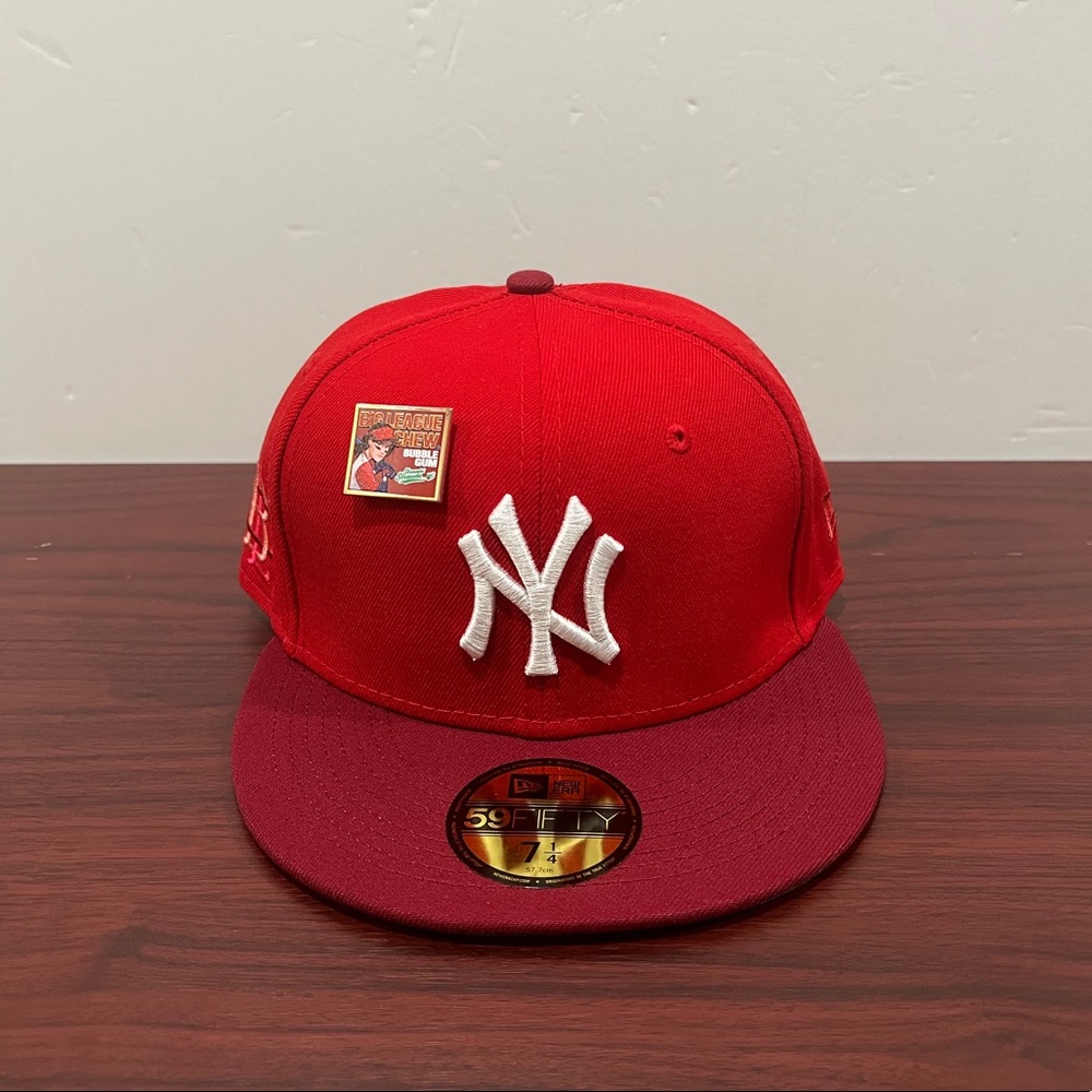 New Era x Big League Chew, 59Fifty Fitted Hat, New York Yankees, Strawberry